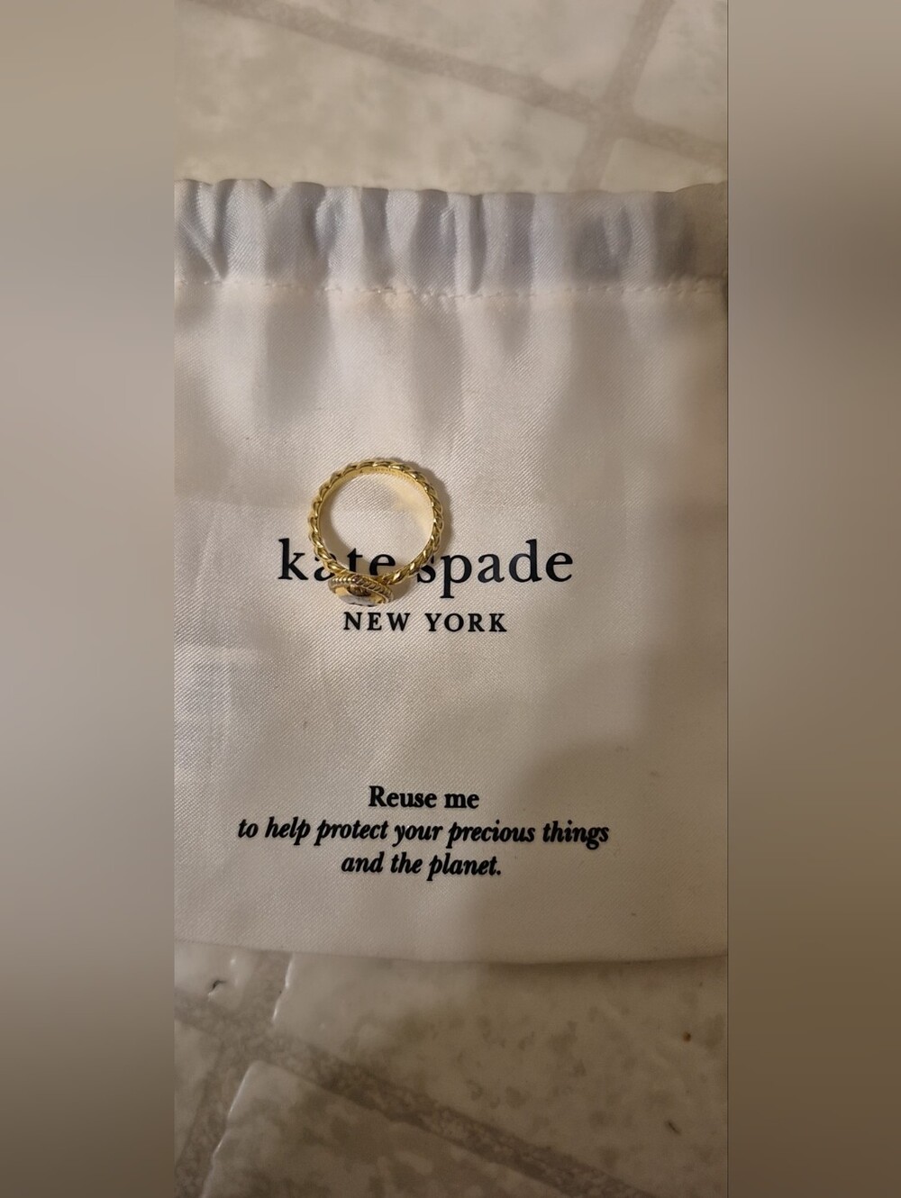 Kate Spade Golden Hour Heart Ring